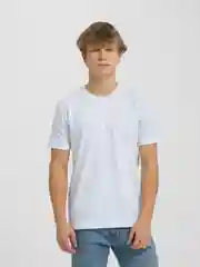 Белый футболка стрейч