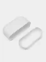 Белый силиконовый чехол для наушников AirPods Pro