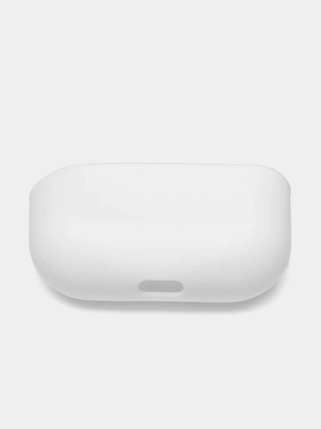 Белый силиконовый чехол для наушников AirPods Pro