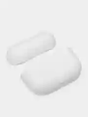 Белый силиконовый чехол для наушников AirPods Pro