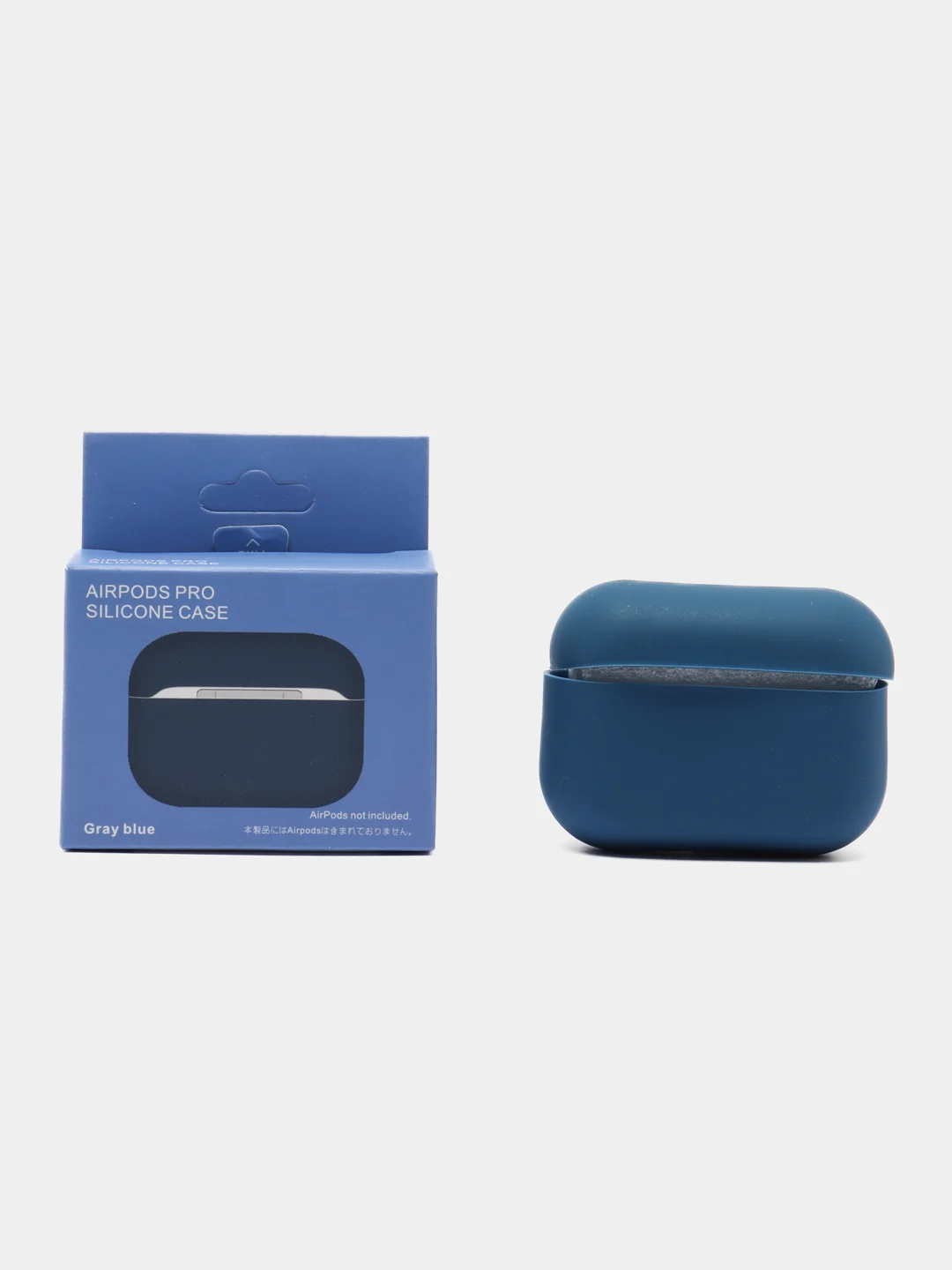 Темно-синий силиконовый чехол для наушников AirPods Pro