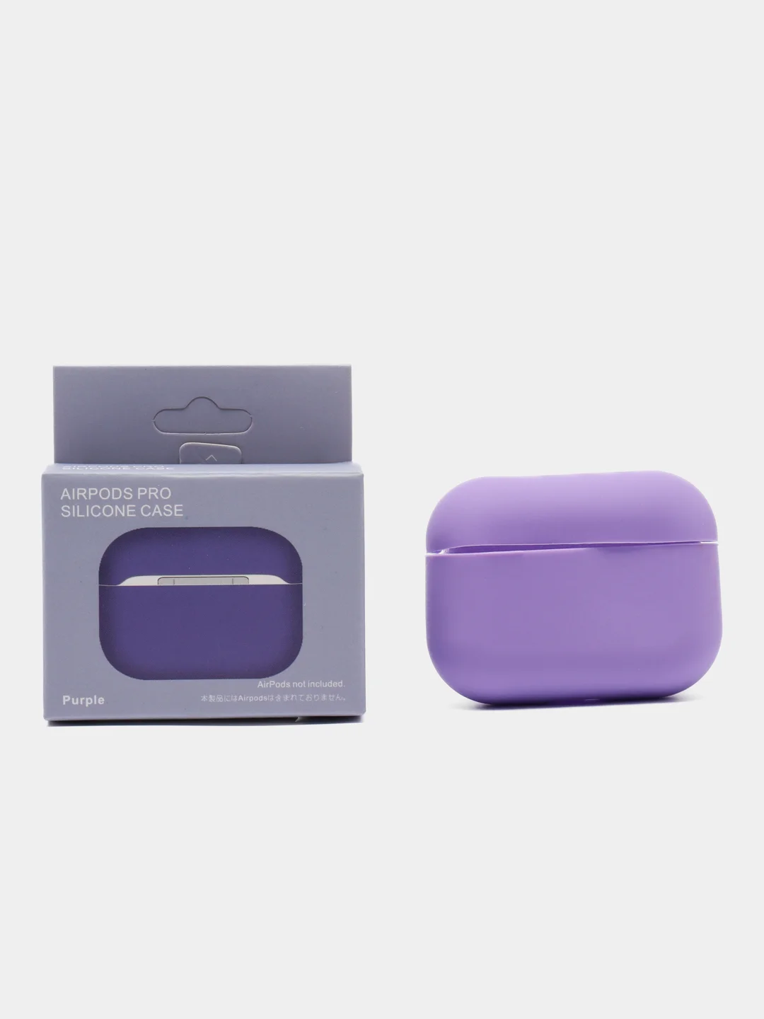 Фиолетовый силиконовый чехол для наушников AirPods Pro