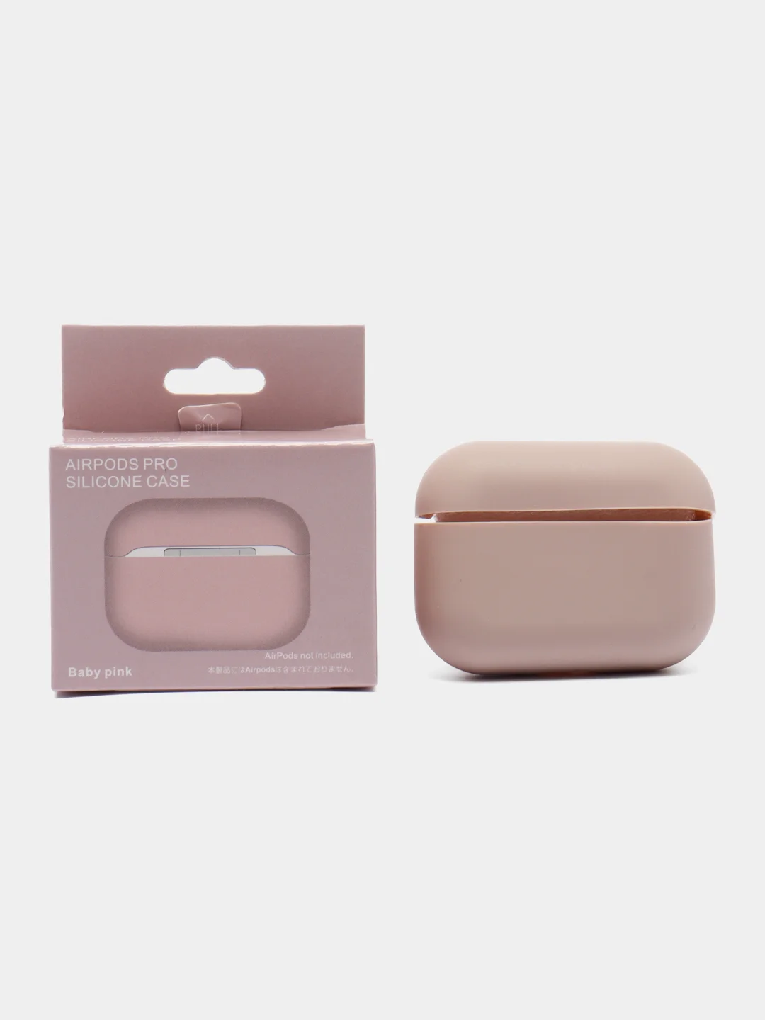 Бежевый меланж силиконовый чехол для наушников AirPods Pro