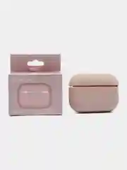 Бежевый меланж силиконовый чехол для наушников AirPods Pro