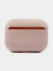 Бежевый меланж силиконовый чехол для наушников AirPods Pro