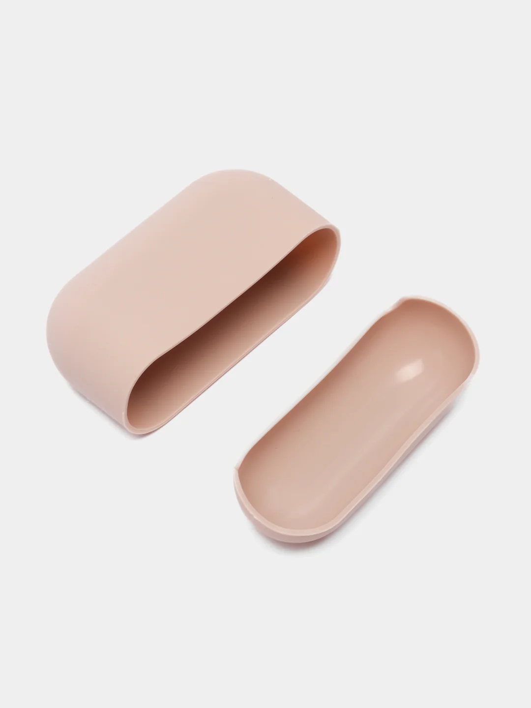 Бежевый меланж силиконовый чехол для наушников AirPods Pro