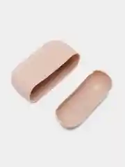 Бежевый меланж силиконовый чехол для наушников AirPods Pro