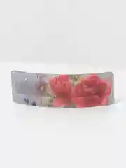 Серый меланж заколка автомат для волос