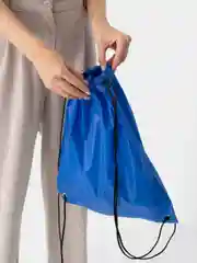 Синий мешок для обуви