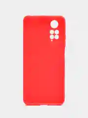 Красный чехол для Xiaomi Redmi Note 11 4G / Note 11S / Note 11 NFC, силиконовый, матовый