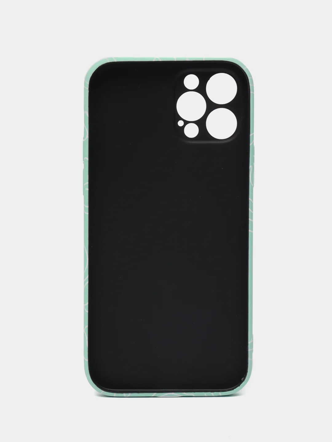 Бирюзовый чехол для iPhone 12 Pro KAWS