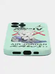 Бирюзовый чехол для iPhone 12 Pro KAWS