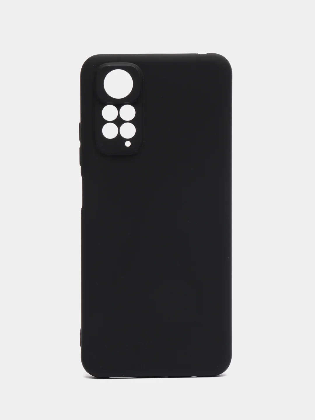 Черный чехол для Xiaomi Redmi Note 11 4G / Note 11S / Note 11 NFC, силиконовый, матовый