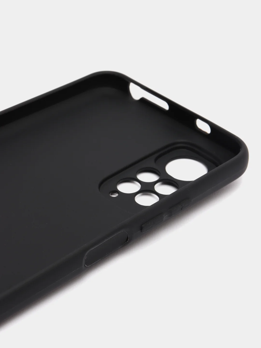 Черный чехол для Xiaomi Redmi Note 11 4G / Note 11S / Note 11 NFC, силиконовый, матовый