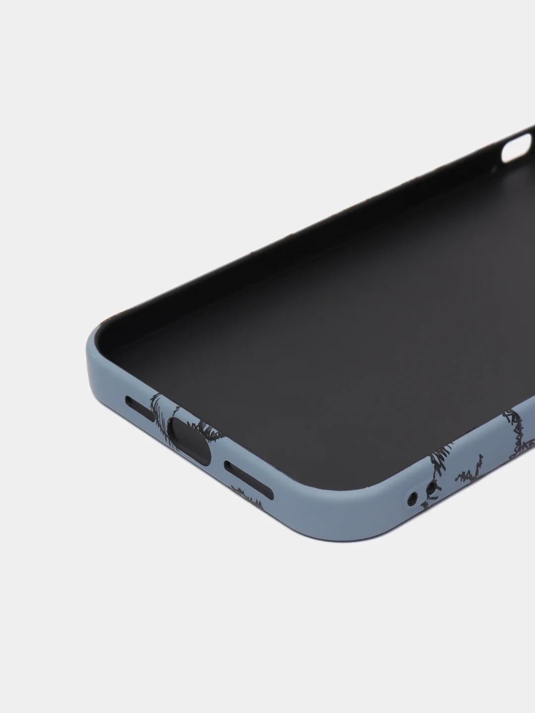 Небесно-голубой чехол Kaws для iPhone 12 Pro Max