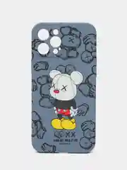 Небесно-голубой чехол Kaws для iPhone 12 Pro Max