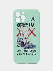Бирюзовый чехол Kaws для iPhone 12 Pro Max