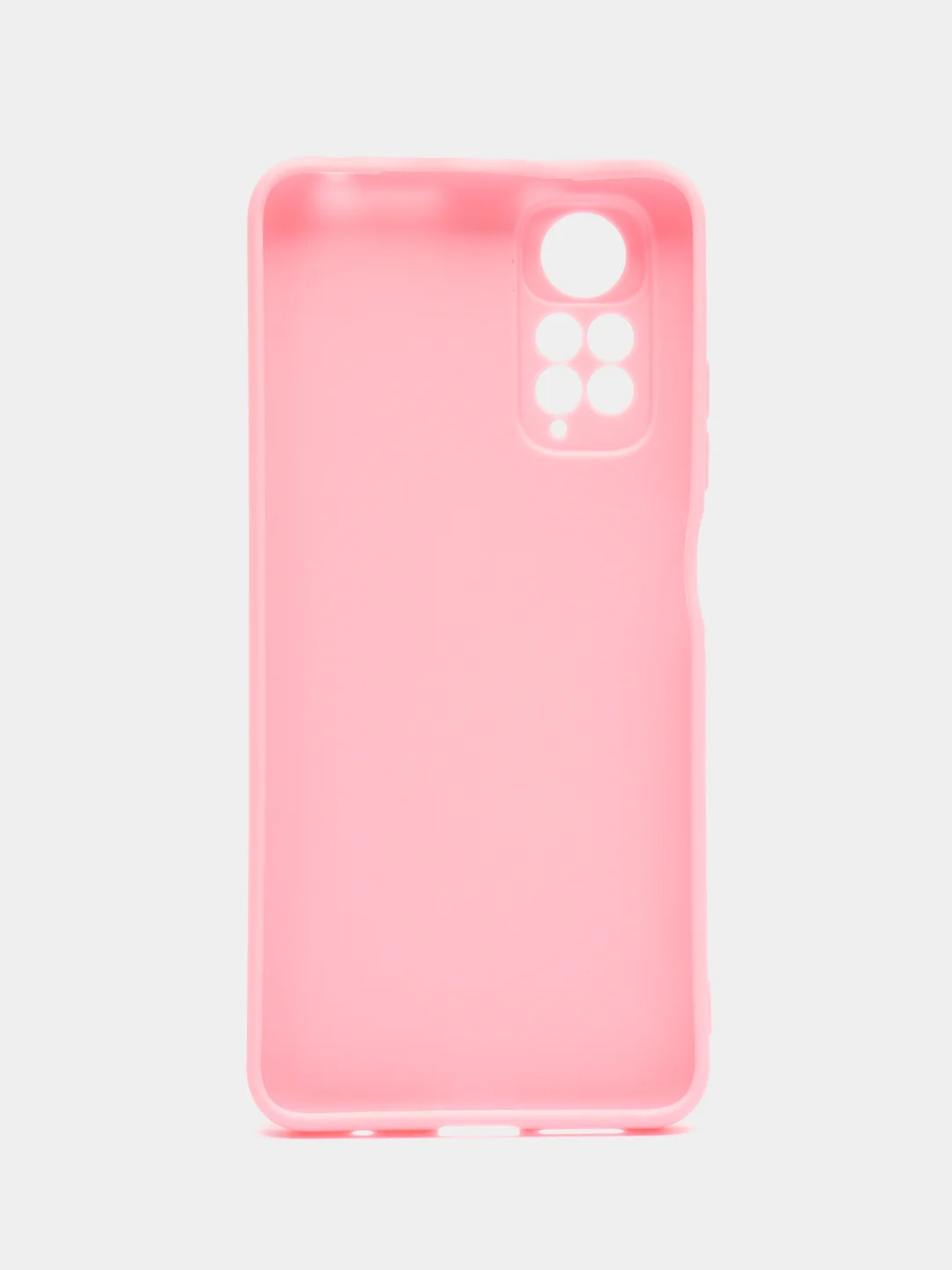 Розовый чехол для Xiaomi Redmi Note 11 4G / Note 11S / Note 11 NFC, силиконовый, матовый