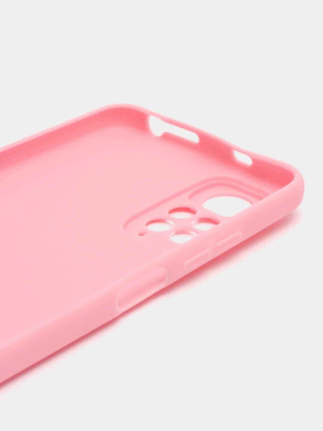 Розовый чехол для Xiaomi Redmi Note 11 4G / Note 11S / Note 11 NFC, силиконовый, матовый