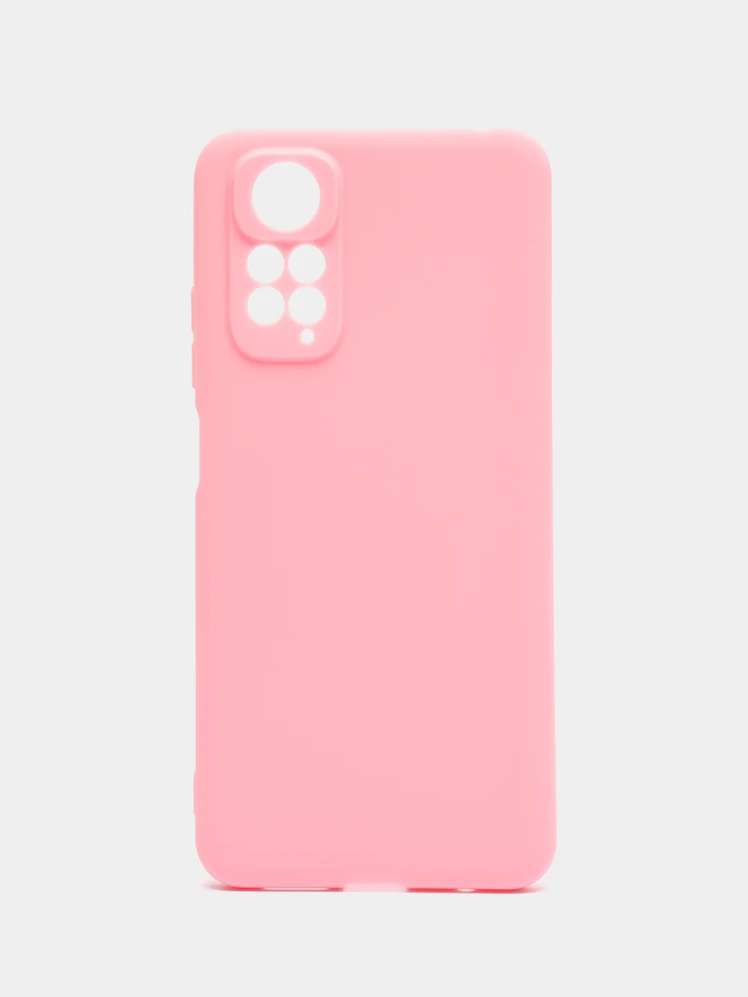 Розовый чехол для Xiaomi Redmi Note 11 4G / Note 11S / Note 11 NFC, силиконовый, матовый