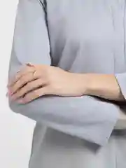 Золотой комплект колец "Жемчужина и сердце", два кольца
