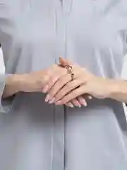 Золотой набор колец с камнями