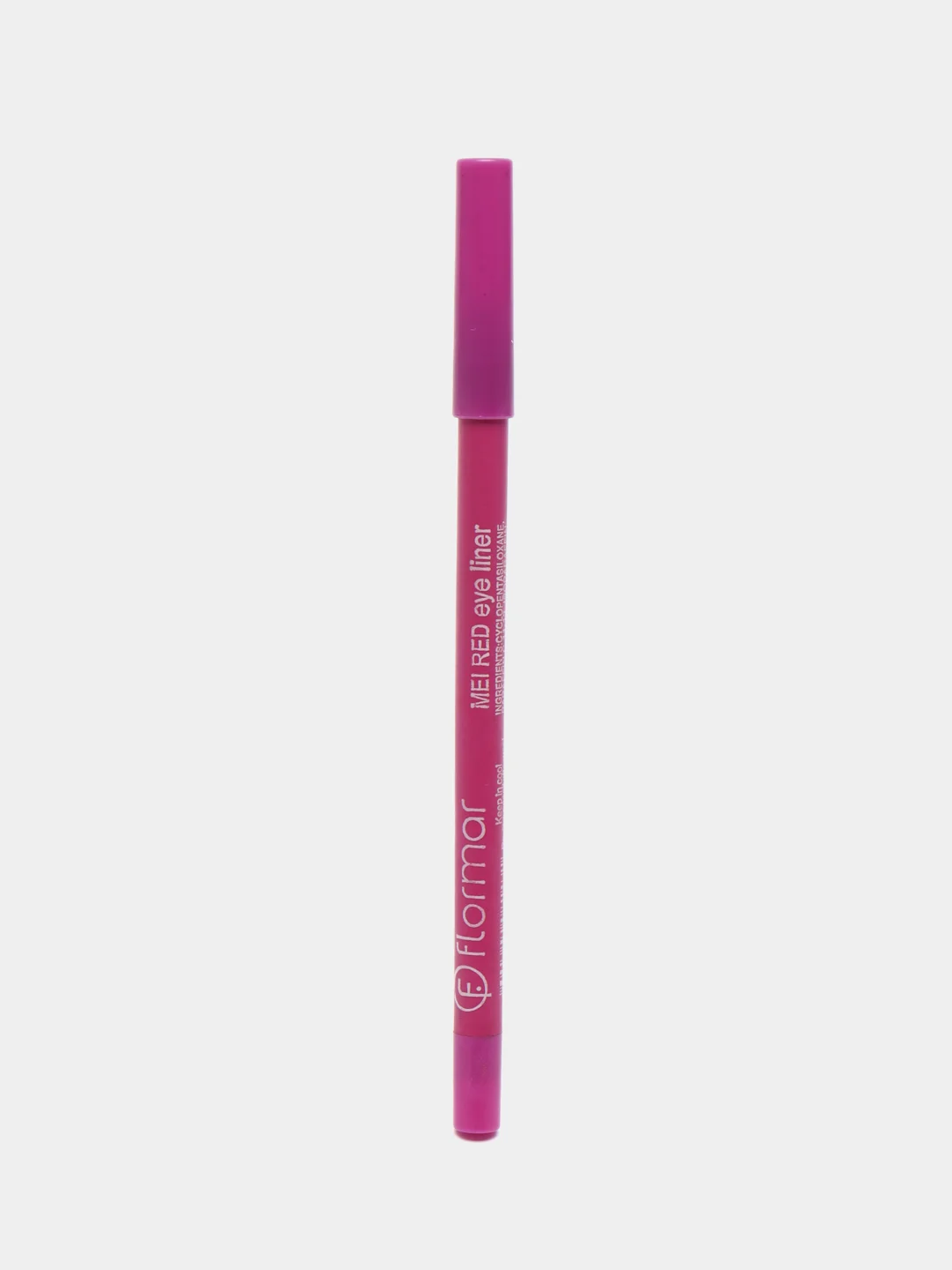 Тёмно-розовый карандаш для глаз Flormar , 12 тонов