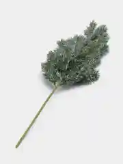 Искусственные цветы, ветка ели со снегом, большая.