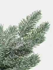 Искусственные цветы, ветка ели со снегом, большая.