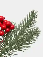Искусственные цветы, ветка ели, еловая ветка.