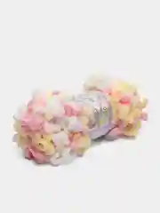 Светло-жёлтый пряжа Alize Puffy Color, петельки большие, 100 г, 9 м