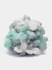 Мятный пряжа Alize Puffy Color, петельки большие, 100 г, 9 м