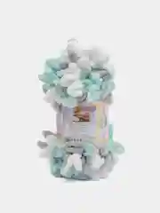 Мятный пряжа Alize Puffy Color, петельки большие, 100 г, 9 м
