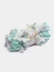 Мятный пряжа Alize Puffy Color, петельки большие, 100 г, 9 м