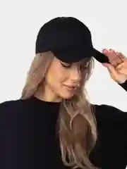Черный бейсболка кепка унисекс черная
