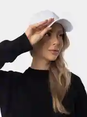 Белый бейсболка кепка унисекс черная
