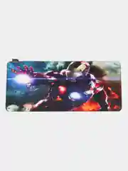 Аметистовый игровой коврик для мыши с RGB подсветкой, 90 x 40 см, толщина 4 мм