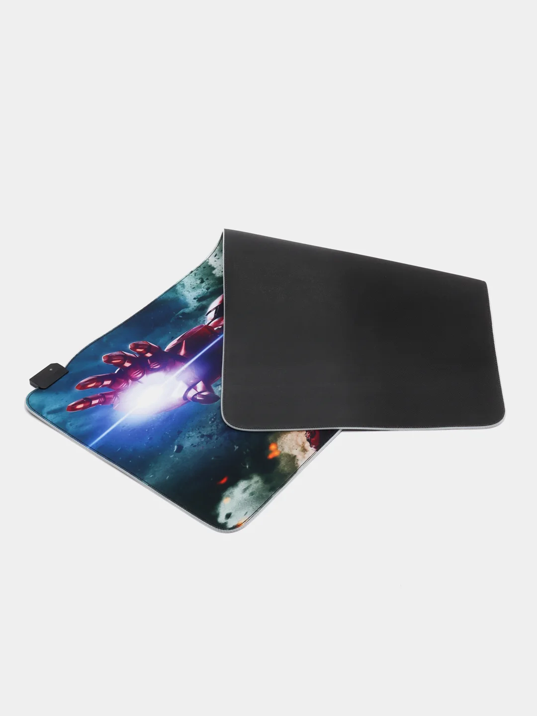Аметистовый игровой коврик для мыши с RGB подсветкой, 90 x 40 см, толщина 4 мм
