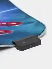 Аметистовый игровой коврик для мыши с RGB подсветкой, 90 x 40 см, толщина 4 мм