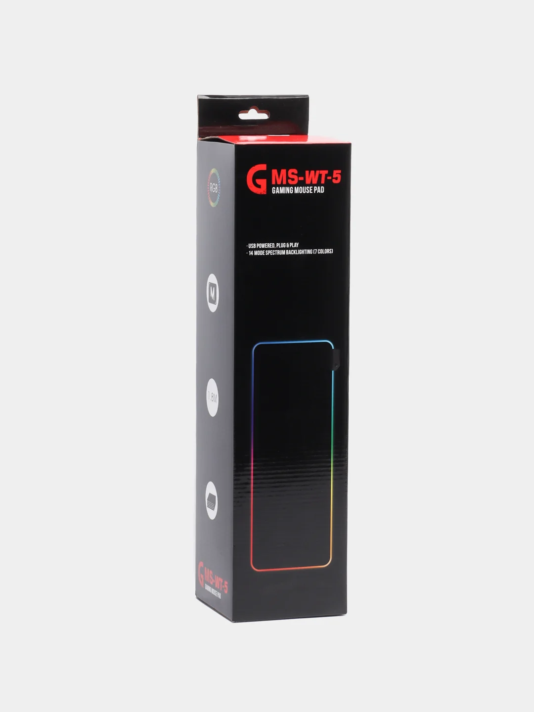 Аметистовый игровой коврик для мыши с RGB подсветкой, 90 x 40 см, толщина 4 мм