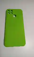 Лайм чехол REALME Narzo 50A  / REALME C25 / REALME C25S с защитой камеры и бархатом внутри