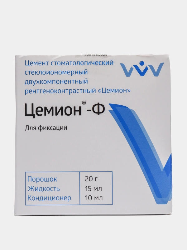 Стеклоиономерный цемент химического отверждения "Цемион Ф"