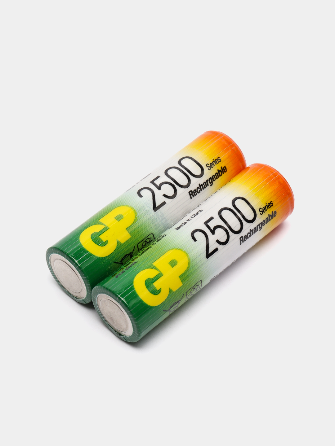 Пальчиковые аккумуляторные батарейки AА GP 2500 mah, перезаряжаемые, 2 .