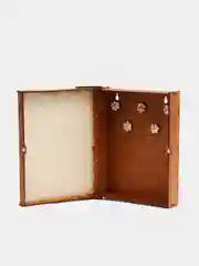 Приглушённый хаки ключница настенная, Большая книга