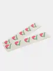 Алый подарочный сертификат на минет "Подарок мужчине", с наклейками