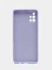 Пурпурный чехол Samsung Galaxy A51  пластиковый под стекло
