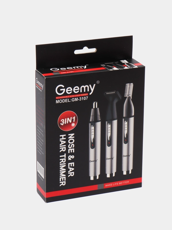 Триммер Geemy GM-3107 универсальный для носа, ушей, бороды и усов
