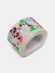Зеленый лента репсовая 3 метра и кабошоны 4 шт, новогодние