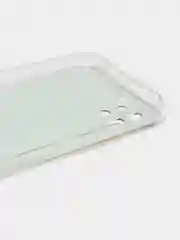 Угольный силиконовый чехол на Samsung Galaxy A22s 5G / Самсунг А22s 5G прозрачный, с рисунком