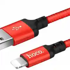 Черный кабель зарядный для Apple USB Lightning Hoco X14 Times speed, 1 m / 2 m
